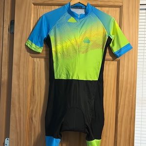 Green, Blue, Black Tri Suit